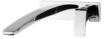 RU764 CHR Rush Wall Bath Set 280mm.jpg Image of MixerSet Wall Phoenix Rush Bath 280