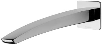 RU771 CHR Rush Wall Basin Outlet 280mm.jpg Image of Spout Wall Phoenix Rush Basin 280