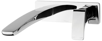 RU784 CHR Rush Wall Bath Set 230mm.jpg Image of MixerSet Wall Phoenix Rush Bath 230