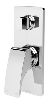 RU791 CHR Rush Shower Bath Diverter Mixer.jpg Image of MixerTap Wall Phoenix Rush Diverter