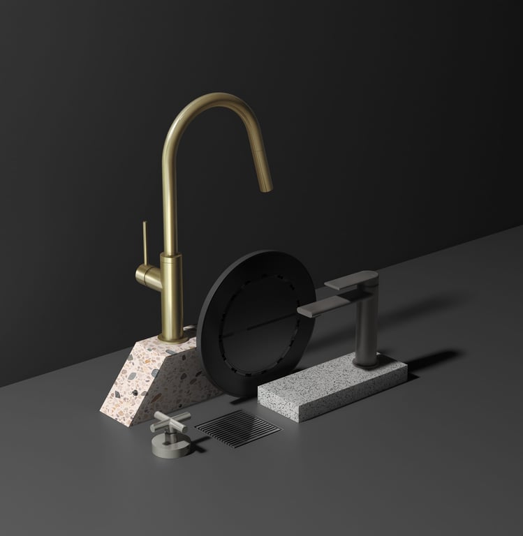 VS7105-12 119-0600-40 118-7700-30 608-5000-10 202-2204-51 Phoenix Collections Hero RGB.jpg Image of Shower Rose Phoenix NXIko