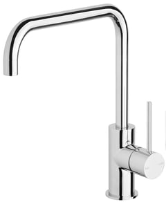 VS731 CHR Vivid Slimline Sink Mixer 220mm Squareline.jpg Image of Mixer Sink Phoenix VividSlimline Squareline 220