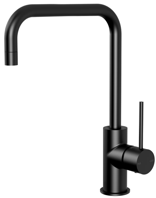 VS731 MB Vivid Slimline Sink Mixer 220mm Squareline.jpg Image of Mixer Sink Phoenix VividSlimline Squareline 220