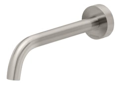 VS774 BN Vivid Slimline Wall Basin Outlet 180mm Curved.jpg Image of Spout Wall Phoenix VividSlimline Basin Curved 180mm