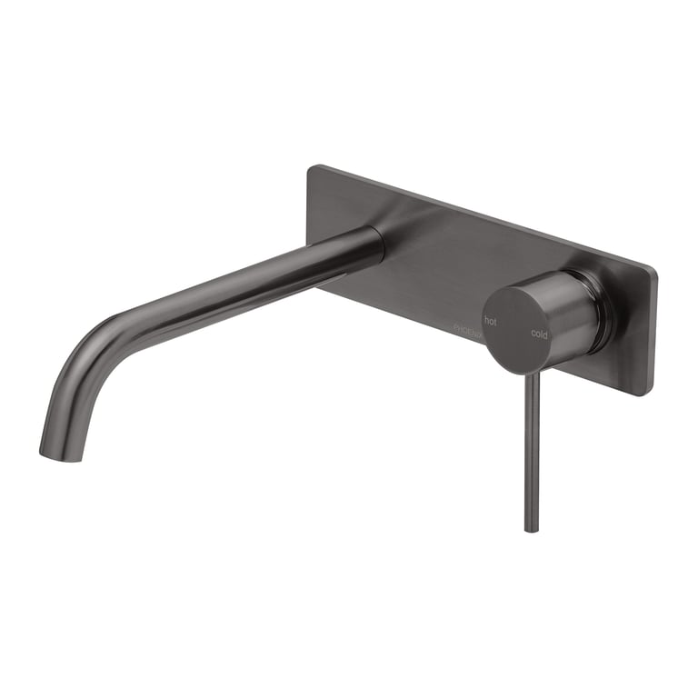 VS7830-31_Vivid_Slimline_Wall_Basin_Mixer_Set_230mm_Curved.jpg Image of MixerSet Wall Phoenix VividSlimline Basin 230mm