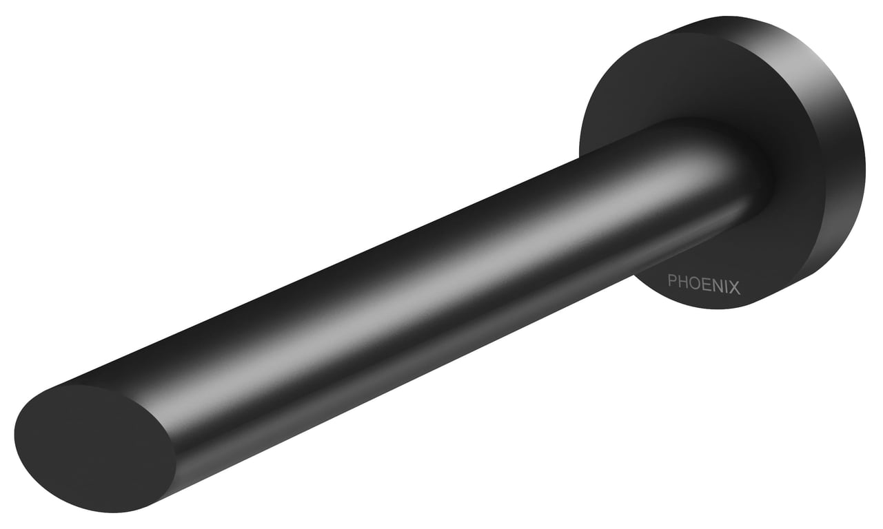 VV776 MB Vivid Slimline Oval Bath Outlet 180mm.JPG Image of Spout Wall Phoenix VividSlimlineOval