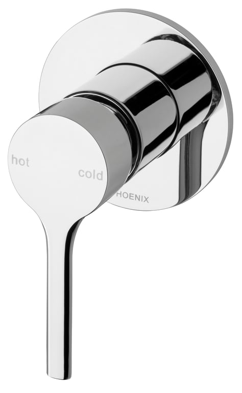 VV780 CHR Vivid Slimline Oval Shower Wall Mixer.jpg Image of MixerTap Wall Phoenix VividSlimlineOval