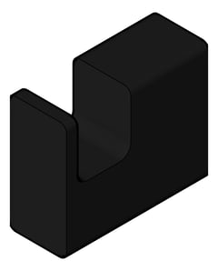 3D Shaded Image of RobeHook SurfaceMount Phoenix LexiMKII