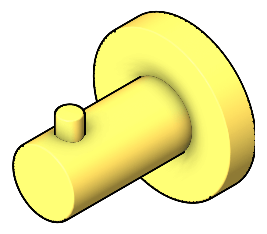 RobeHook SurfaceMount Phoenix Radii RoundPlate