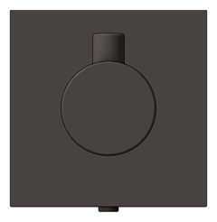 Front Image of RobeHook SurfaceMount Phoenix Radii SquarePlate