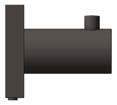 Left Image of RobeHook SurfaceMount Phoenix Radii SquarePlate