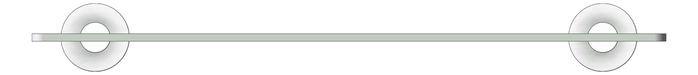 Front Image of Shelf Glass Phoenix Radii RoundPlate