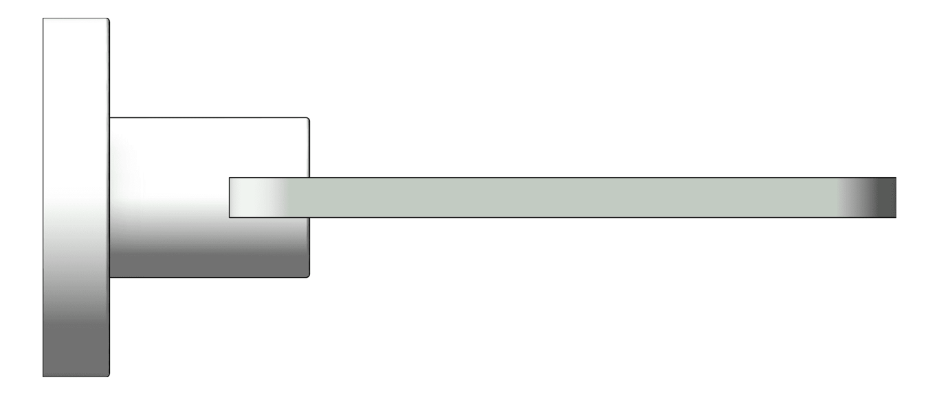 Left Image of Shelf Glass Phoenix Radii RoundPlate