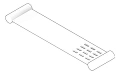 3D Documentation Image of Shelf Shower Phoenix VividSlimline Metal