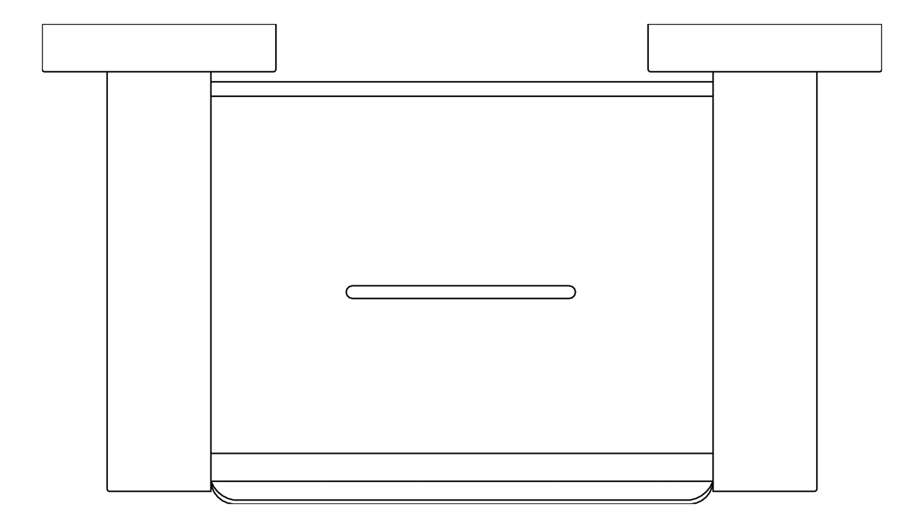 Plan Image of SoapDish Wall Phoenix Radii RoundPlate
