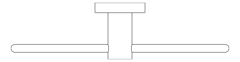 Plan Image of TowelHolder Hand Phoenix Radii SquarePlate
