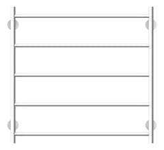 Front Image of TowelRail Ladder Phoenix Radii 750 RoundPlate