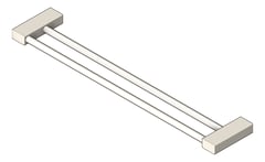 3D Shaded Image of TowelRail SurfaceMount Phoenix LexiMKII Double