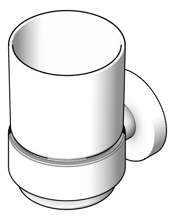 Navigate to TumblerHolder SurfaceMount Phoenix Radii RoundPlate