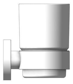 Left Image of TumblerHolder SurfaceMount Phoenix Radii RoundPlate