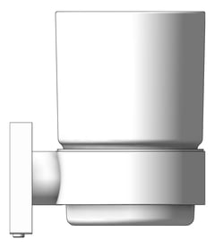 Left Image of TumblerHolder SurfaceMount Phoenix Radii SquarePlate