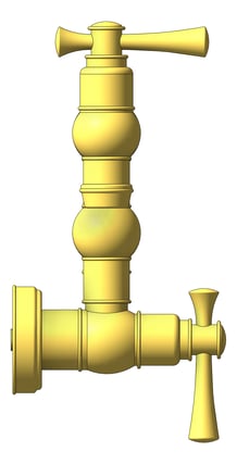 Left Image of MixerSet Hob Phoenix Cromford PotFiller