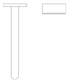 Plan Image of MixerSet Wall Phoenix Axia BasinBath 180mm