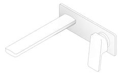 3D Documentation Image of MixerSet Wall Phoenix Enviro316 Basin Bath 200mm