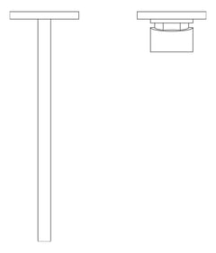 Plan Image of MixerSet Wall Phoenix LexiMKII Basin 200mm