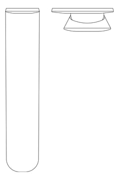 Plan Image of MixerSet Wall Phoenix Nuage Basin Bath