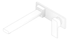 3D Documentation Image of MixerSet Wall Phoenix Radii Bath 230