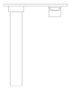 Plan Image of MixerSet Wall Phoenix Radii Bath 230