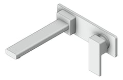 3D Shaded Image of MixerSet Wall Phoenix Radii Bath