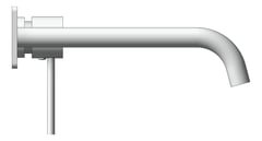 Left Image of MixerSet Wall Phoenix VividSlimline Basin 230mm