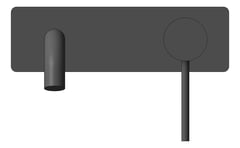 Front Image of MixerSet Wall Phoenix VividSlimline Bath 230mm