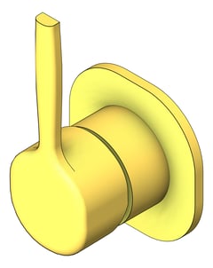 3D Shaded Image of MixerTap Shower Phoenix Vask PinUp