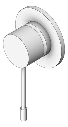 3D Shaded Image of MixerTap Shower Phoenix VividSlimline316