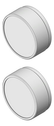 3D Shaded Image of MixerTap Wall Phoenix Axia Twin