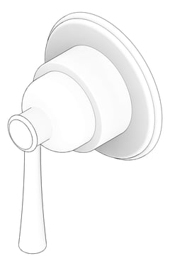 3D Documentation Image of MixerTap Wall Phoenix Cromford SwitchMix