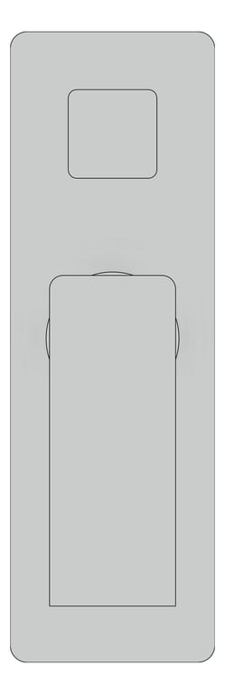 Front Image of MixerTap Wall Phoenix Radii Diverter