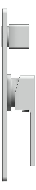 Left Image of MixerTap Wall Phoenix Radii Diverter