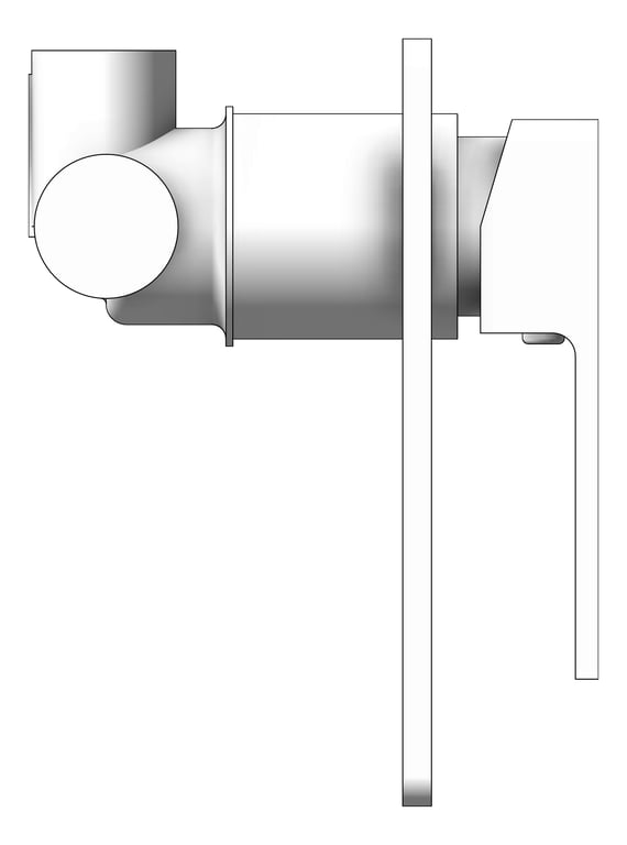 Left Image of MixerTap Wall Phoenix Radii