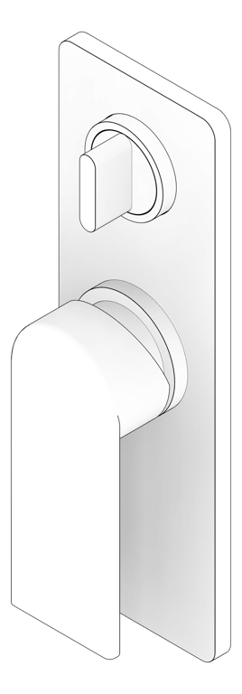 3D Documentation Image of MixerTap Wall Phoenix Teel Diverter