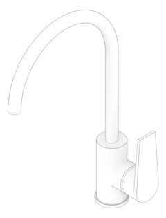 3D Documentation Image of Mixer Sink Phoenix Arlo Gooseneck