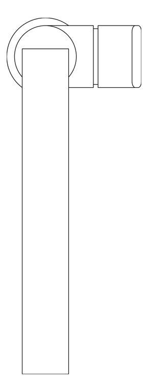 Plan Image of Mixer Sink Phoenix Cerchio