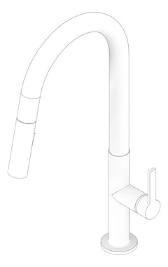 3D Documentation Image of Mixer Sink Phoenix LexiMKII PullOut