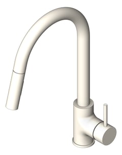 3D Shaded Image of Mixer Sink Phoenix Pina PullOut 230mm