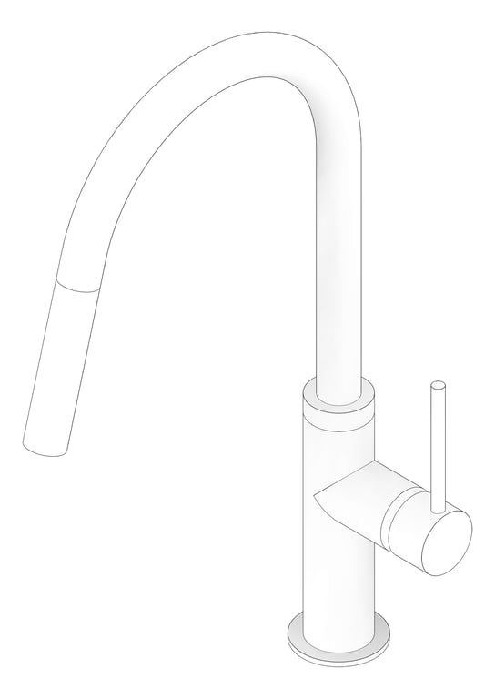 3D Documentation Image of Mixer Sink Phoenix VividSlimline PullOut