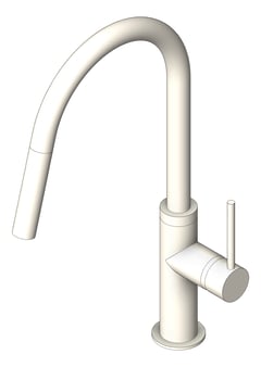 3D Shaded Image of Mixer Sink Phoenix VividSlimline PullOut