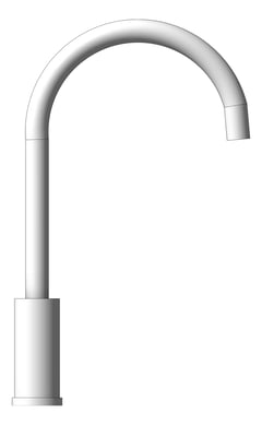 Left Image of Mixer Sink Phoenix VividSlimline SideLever Gooseneck 200mm